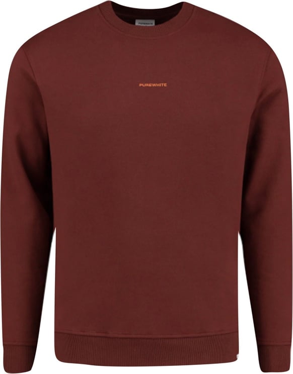 Purewhite Sweater Rust Bruin