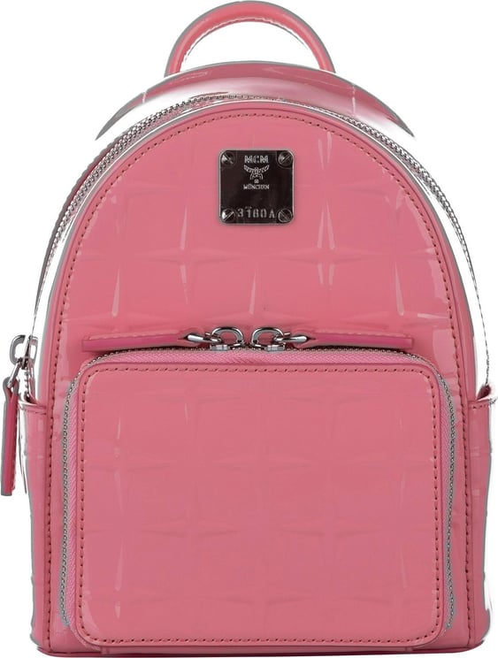 MCM Patent Leather Backpack Roze