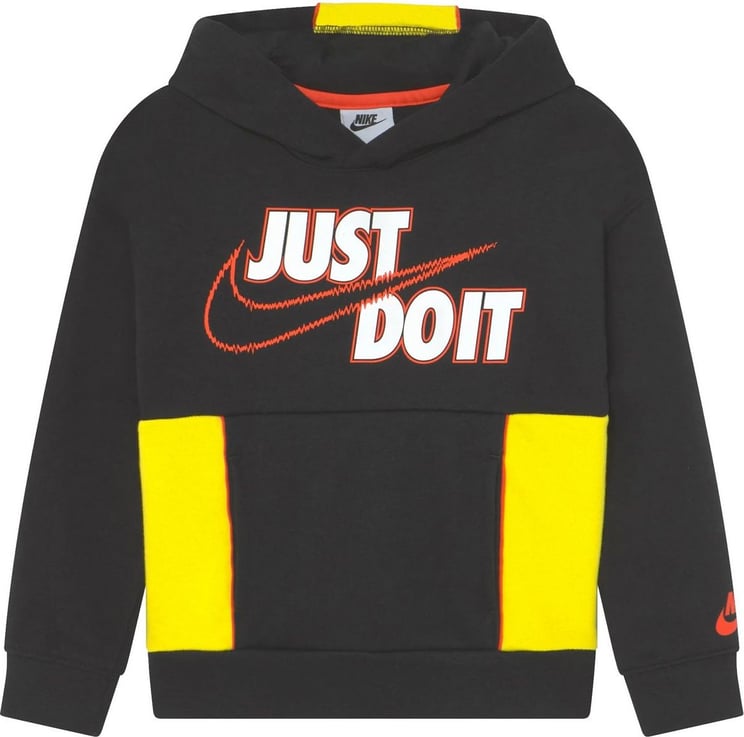 Nike Sweatshirt Kid B Nsw Lbr Po Hoodie 86k508-023 Zwart