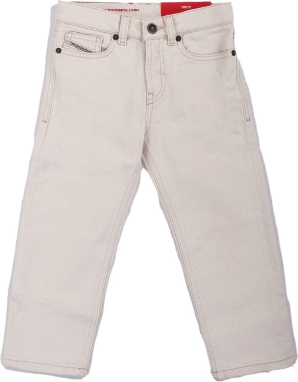 Diesel Trousers White Wit