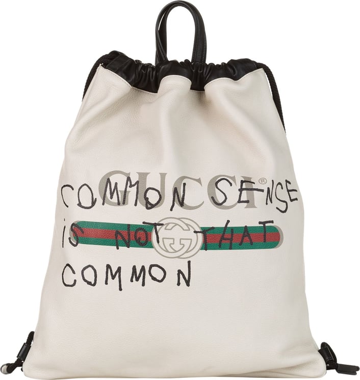 Gucci Coco Capitan Logo Drawstring Backpack Wit