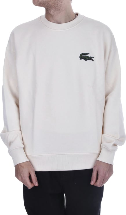Lacoste Live Sweaters Cream White Wit
