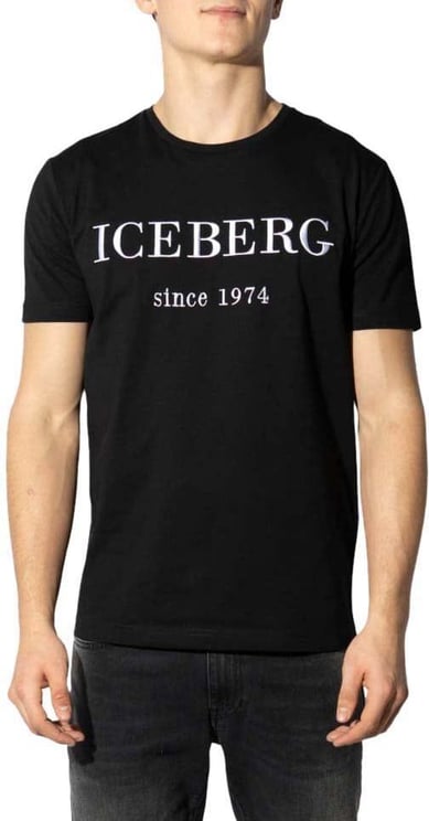 Iceberg T-Shirt Jersey Zwart