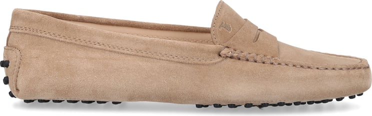 Tod's Moccasins Gommino Suede Dolby Beige