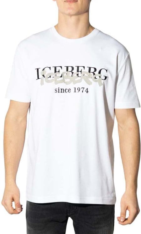 Iceberg T-Shirt Jersey Wit