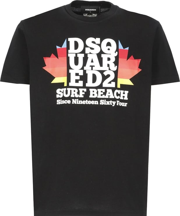 Dsquared2 T-shirts And Polos Black Zwart