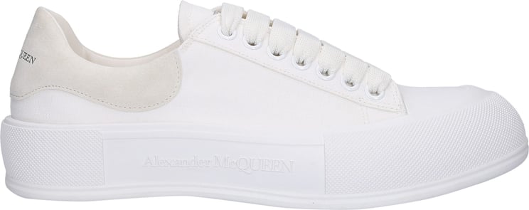 Alexander McQueen Sneakers White Deck Plimsoll Vince Wit