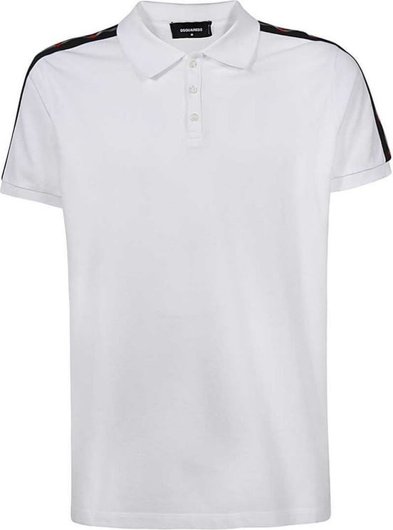 Dsquared2 Polo White Wit