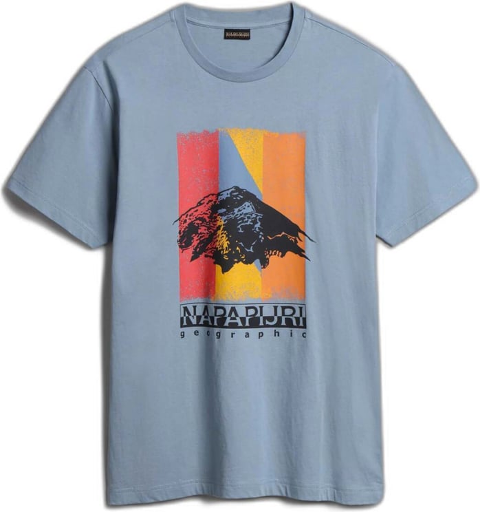 Napapijri T-shirt Man Napaijri S-bolivar Ss Np0a4h28b2b Blauw
