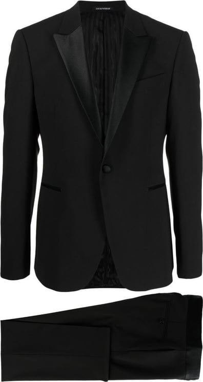 Emporio Armani Suit Black Zwart