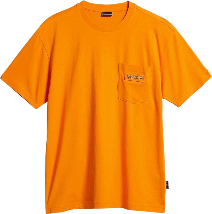 Napapijri T-shirt Man S-morgex Np0a4gbpa1z Oranje