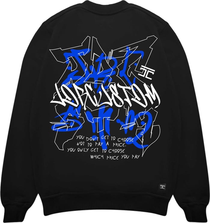 JORCUSTOM Price Sweater Black Zwart