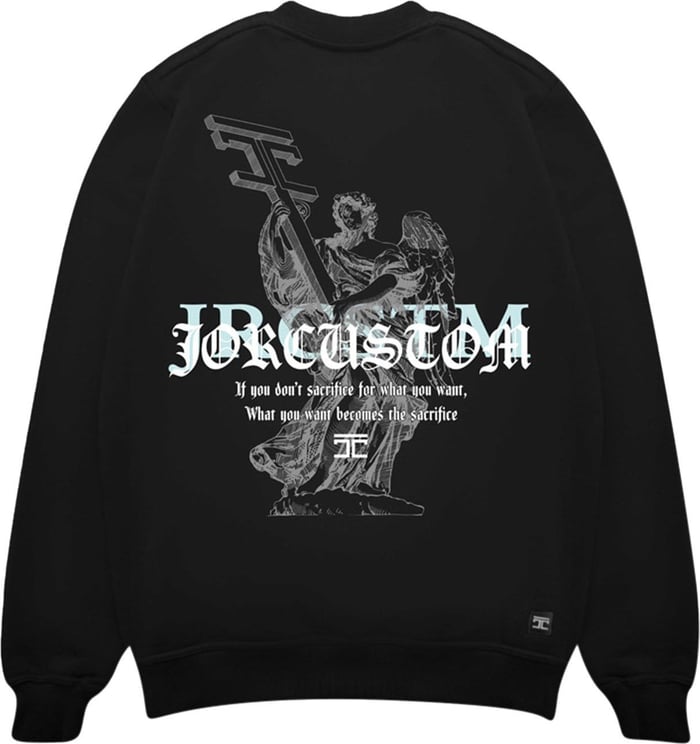 JORCUSTOM Sacrifice Sweater Black Zwart