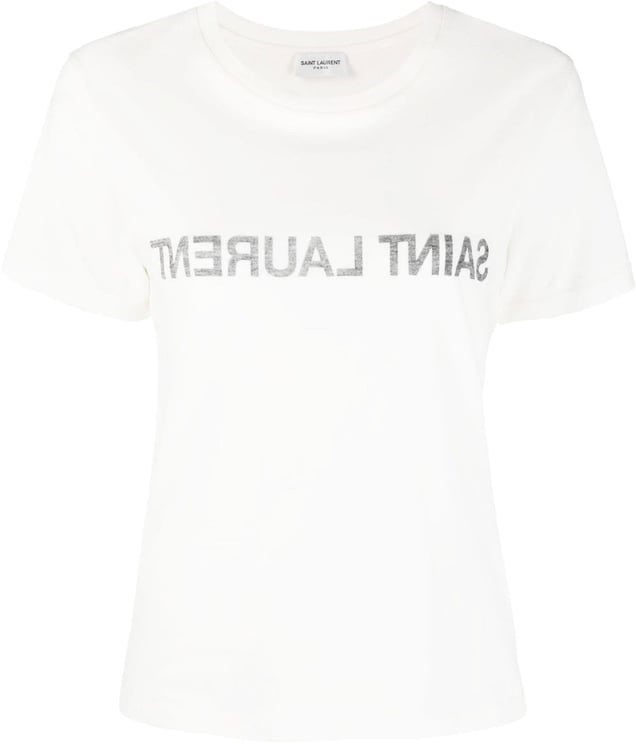 Saint Laurent T-shirts And Polos White