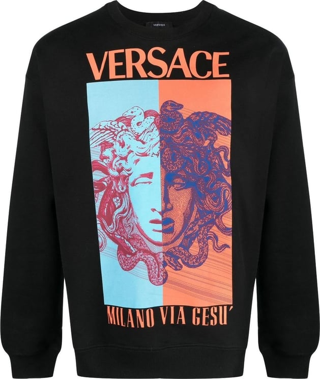 Versace Sweaters Black Zwart