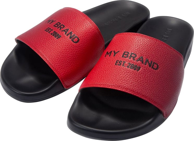 My Brand Mybrand gradient slipper Rood