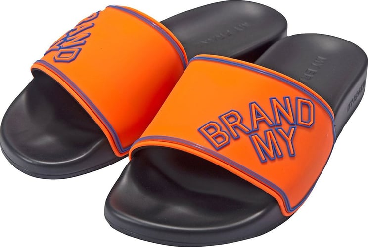 My Brand Mybrand skew slipper Oranje