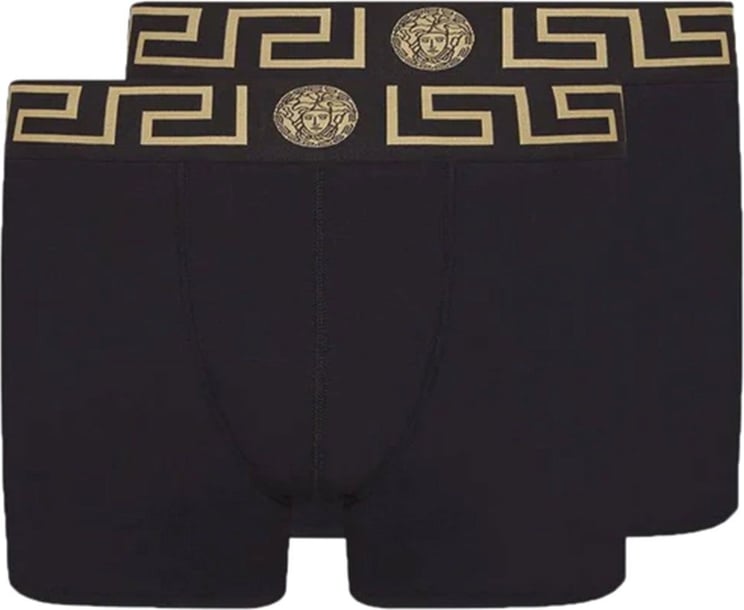 Versace Greca-waistband boxers Zwart