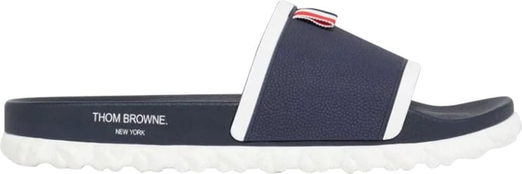 Thom Browne cable-sole slides Blauw