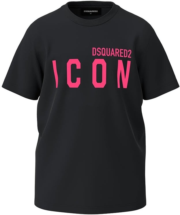 Dsquared2 Icon T-shirt Zwart