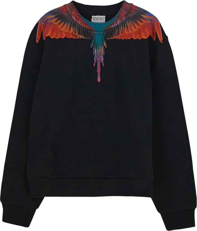 Marcelo Burlon Sunset Wings Sweatshirt Zwart