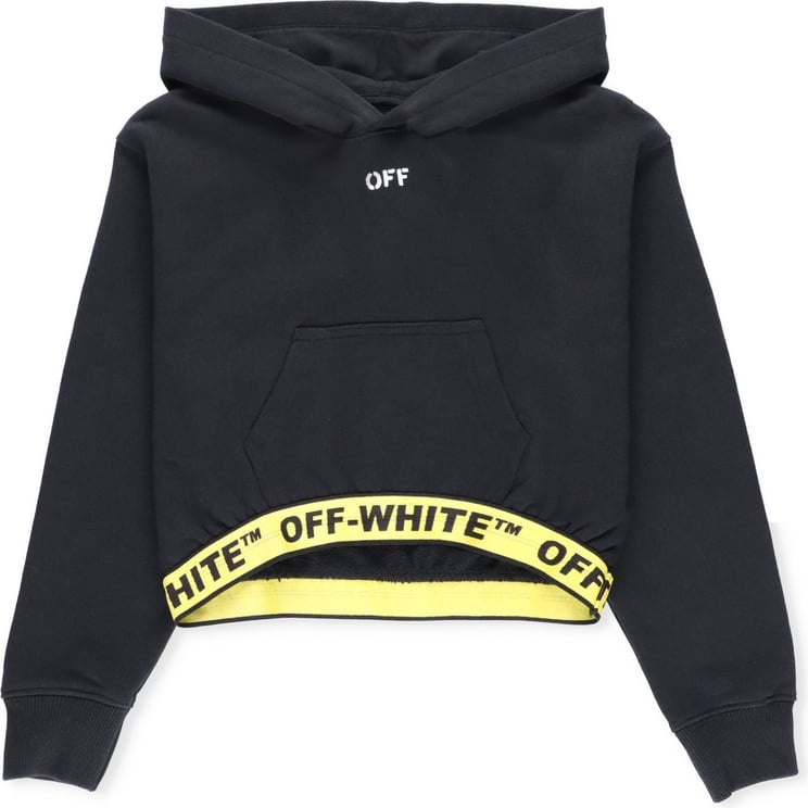 OFF-WHITE Sweaters Black Yallow Zwart