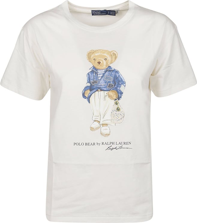 Ralph Lauren Bear T-shirt White Wit