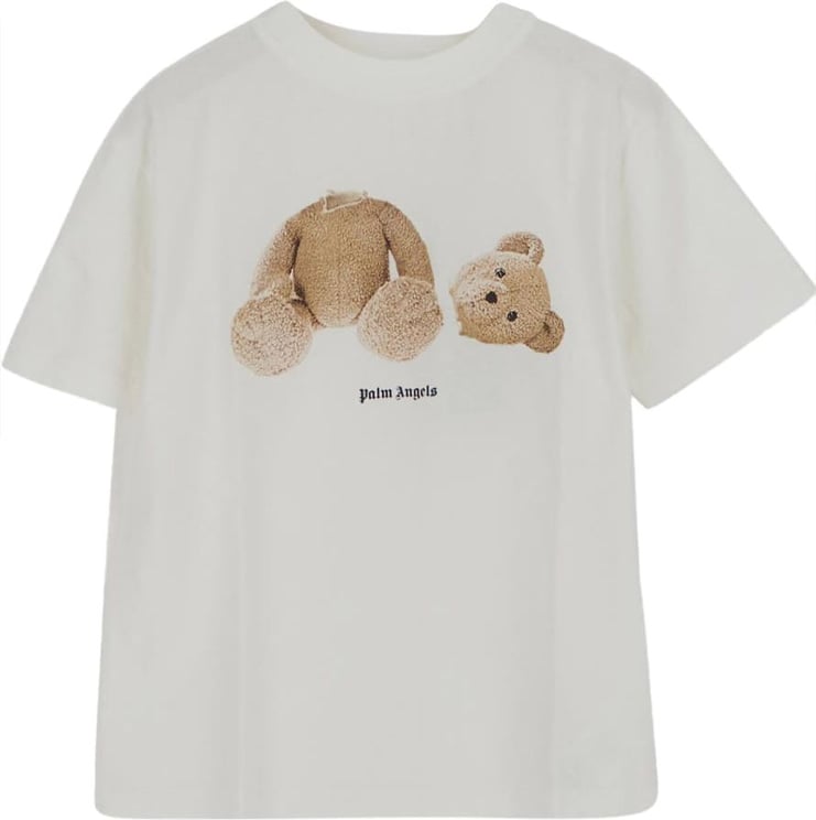 Palm Angels Teddy Bear T-Shirt Wit
