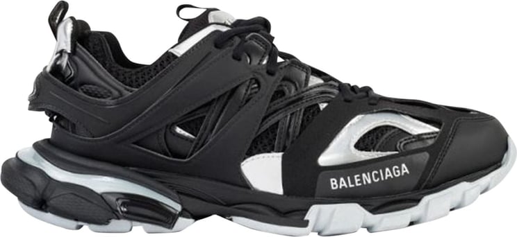 Balenciaga Track sneakers black silver Zilver