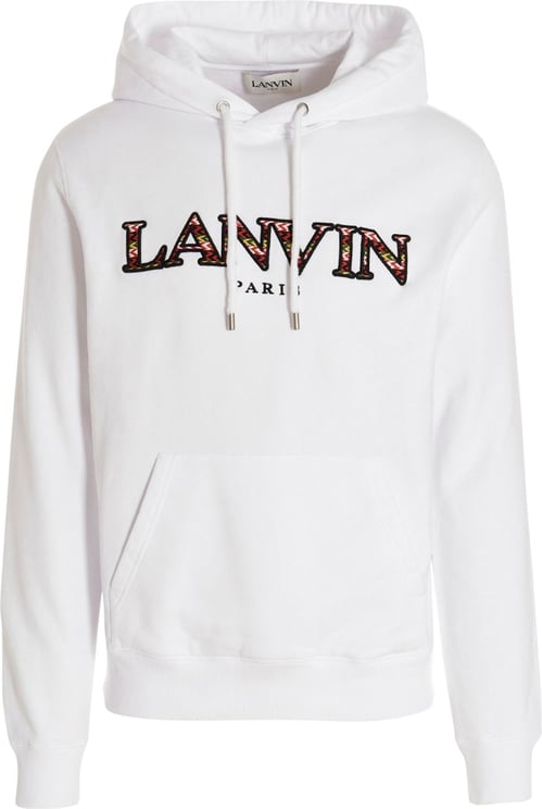 Lanvin Hoodie logo Wit