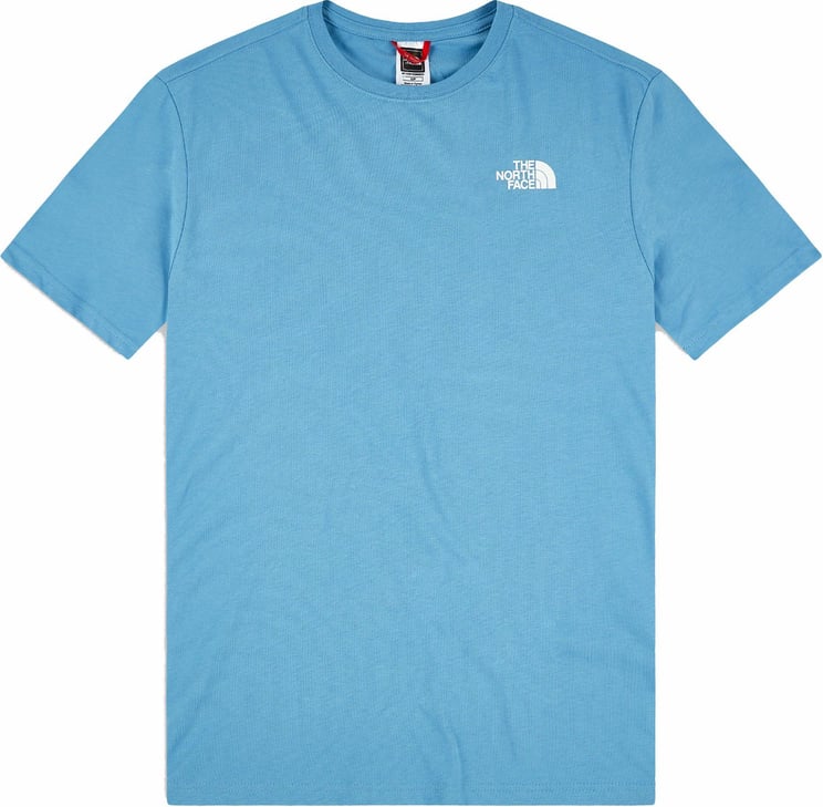 The North Face T-shirt Man M S/s Red Box Tee Nf0a2tx23a3 Blauw