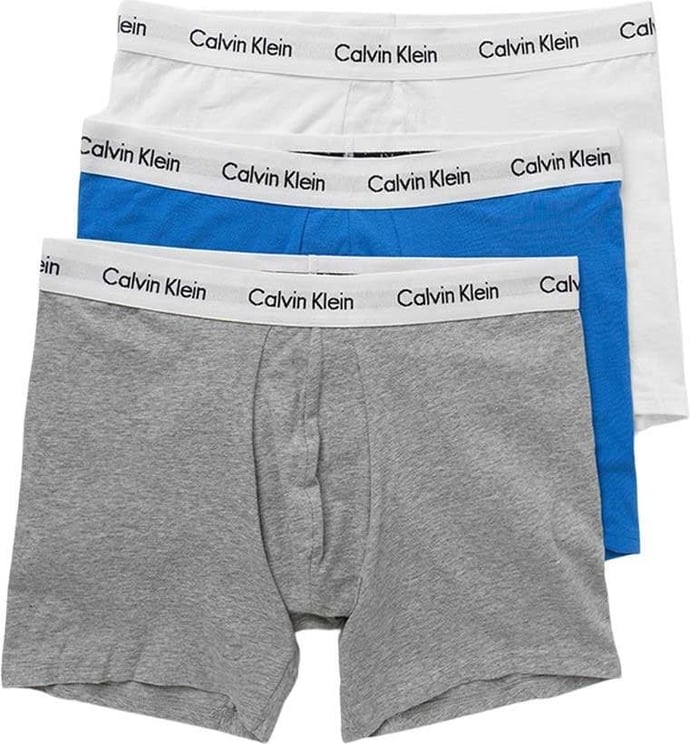 Calvin Klein 3 Pack Brief Boxer Set Lang Grijs