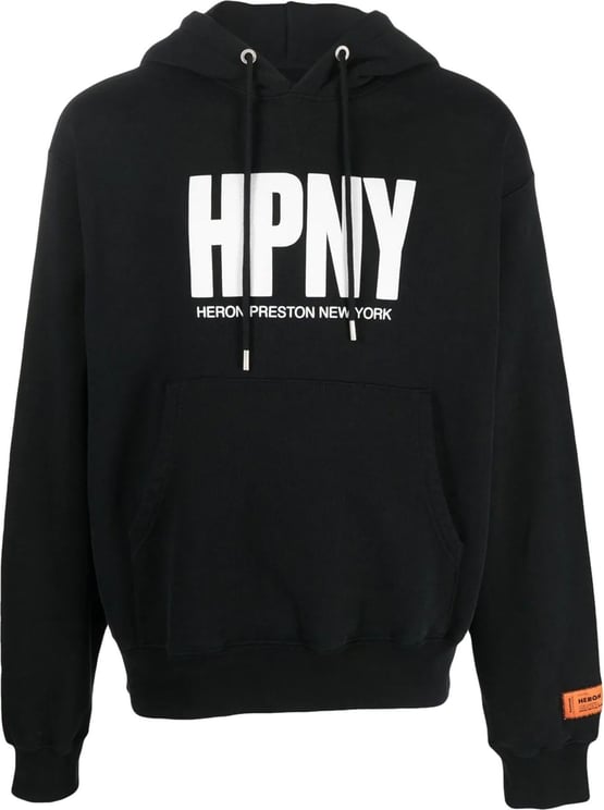 Heron Preston Hpny hoodie black white Zwart