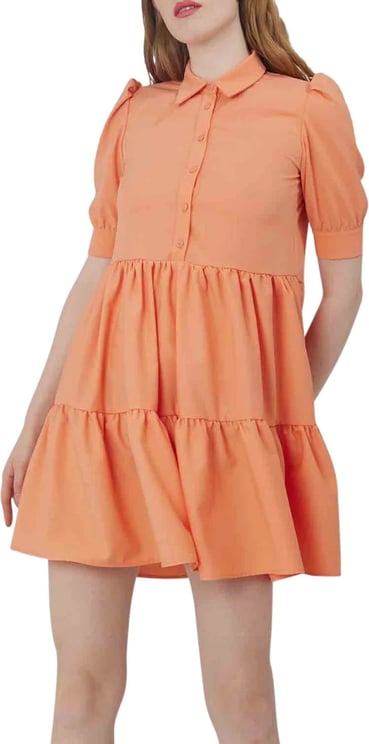 Silvian Heach Flower desert dress Oranje