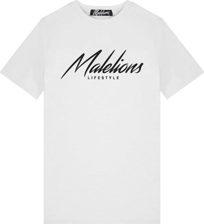 Malelions Men Lifestyle T-Shirt - White Wit