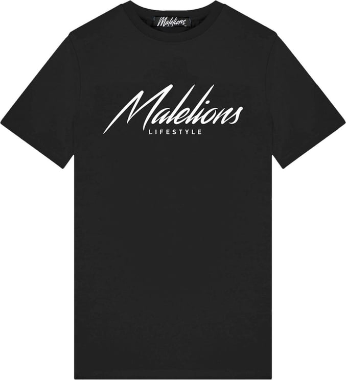 Malelions Men Lifestyle T-Shirt - Black Zwart
