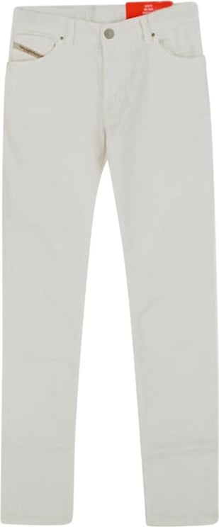 Diesel Jogg Jeans Straight Pants Wit