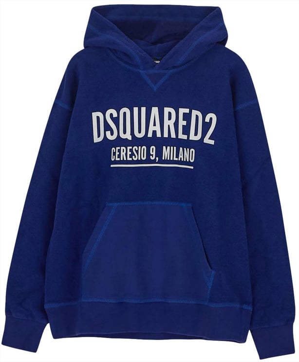 Dsquared2 Cotton Sweatshirt Blauw