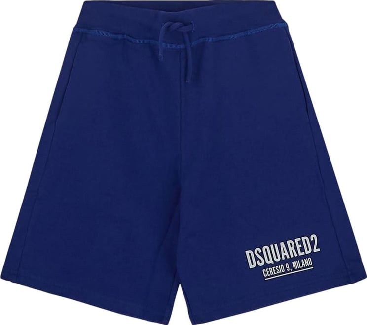 Dsquared2 Cotton Shorts Blauw