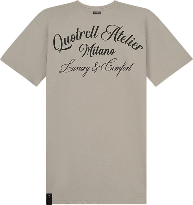 Quotrell Atelier Milano T-shirt | Taupe / Black Taupe