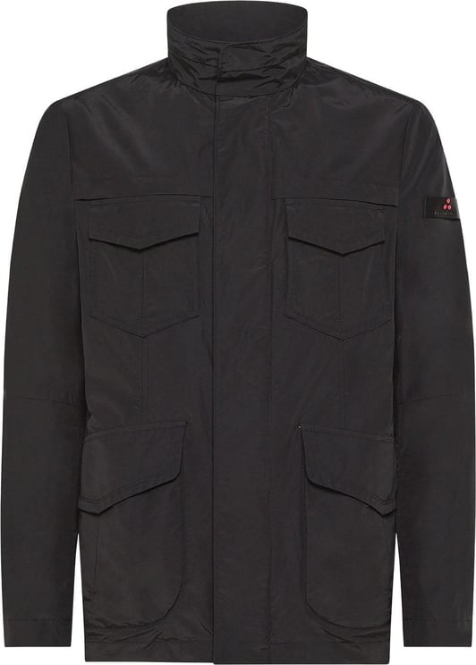 Peuterey METAL MO 05 - Waterafstotend field jacket met vier zakken Zwart