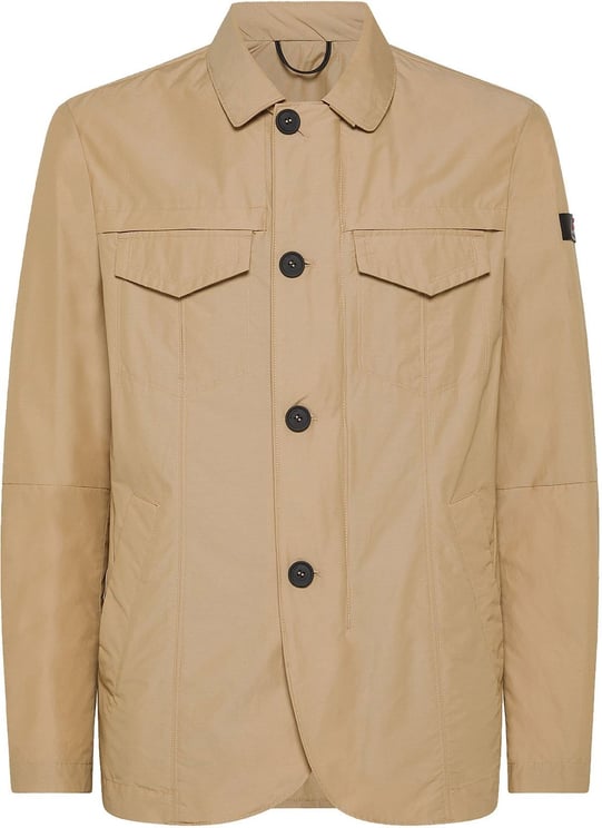 Peuterey HOLLYWOOD MO 05 - Glimmend, minimalistisch field jacket Beige