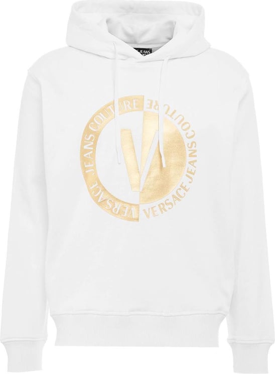 Versace Hoodie With Logo White Wit