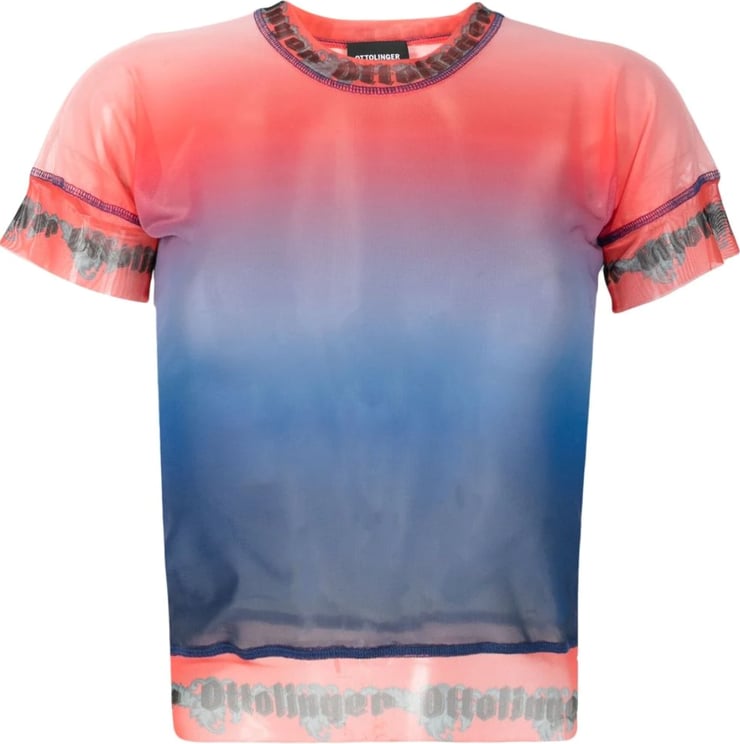 Ottolinger Mesh T-shirt Fade Blueberry Blauw