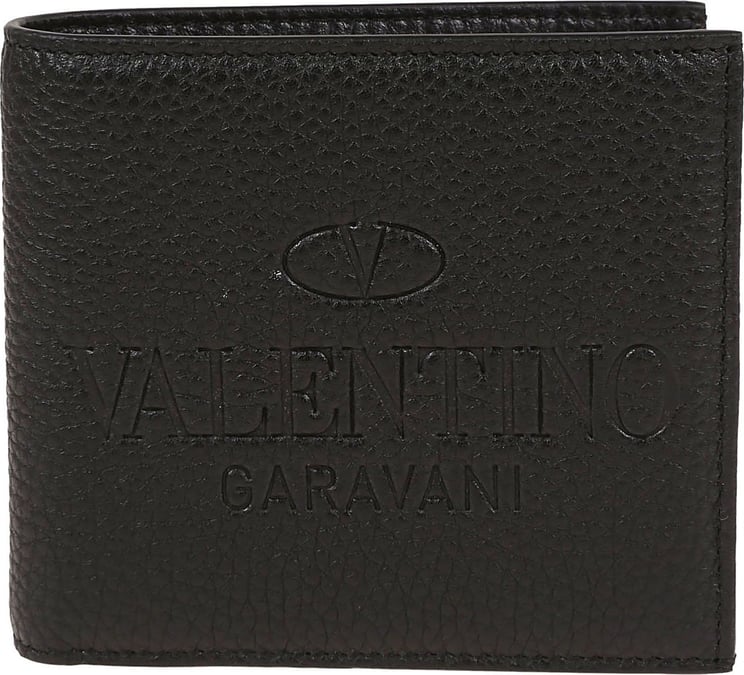 Valentino billfold wallet only card vg Zwart