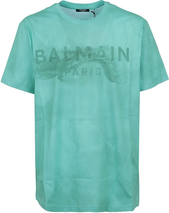 Balmain desert balmain printed tshirtbulky Groen