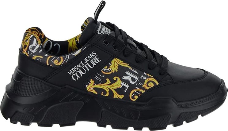 Versace Jeans Couture Logo Couture Speedtrack Trainers Zwart