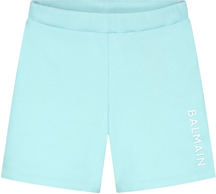 Balmain Jersey Shorts Blauw