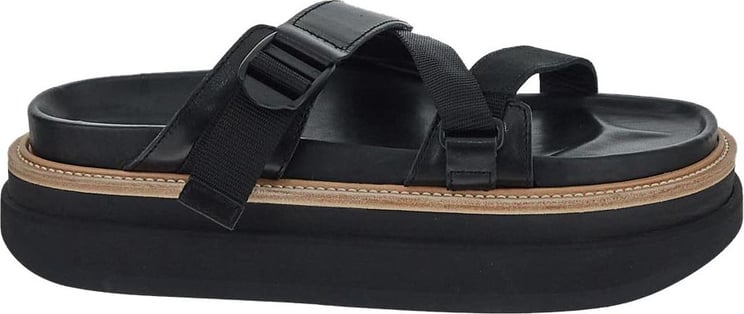Sacai Hybrid Belt Sandal Zwart