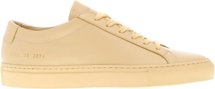 Common Projects Original Achilles Low Yellow Sneakers Geel